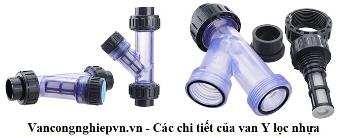 Các chi tiết van lọc y nhựa