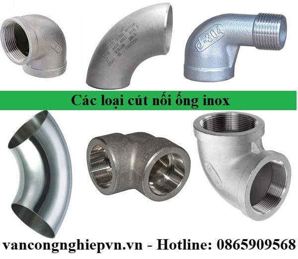 Cút nối ống inox