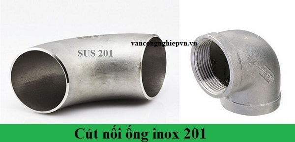 Cút nối ống inox 201