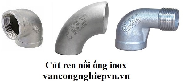 Cút ren nối ống inox