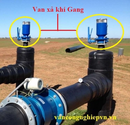 Ứng dụng Van xả khí gang