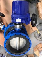 Van bướm điều khiển điện 2 mặt bích
