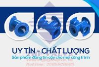 Tê xả cặn gang